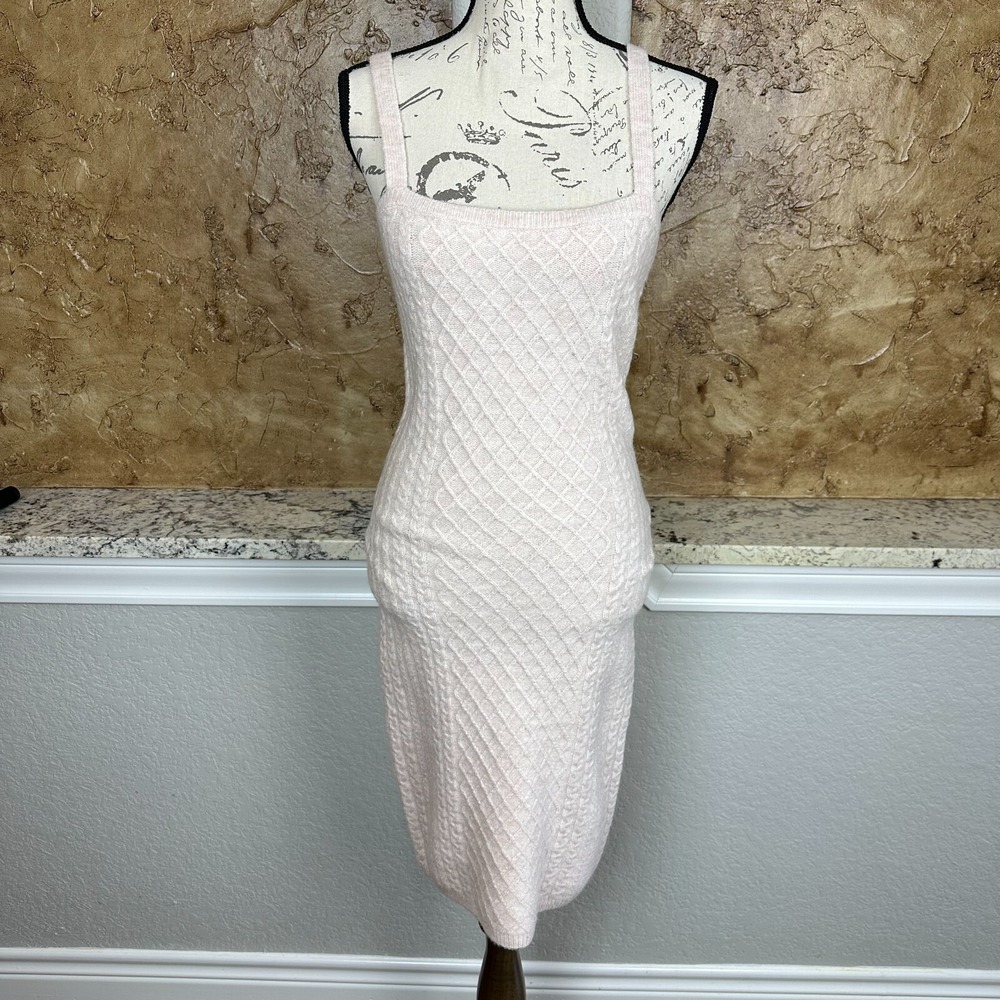 House of Harlow 1960 Sweater Dress Women XS Bodycon Fisherman Knit Sleeveless
